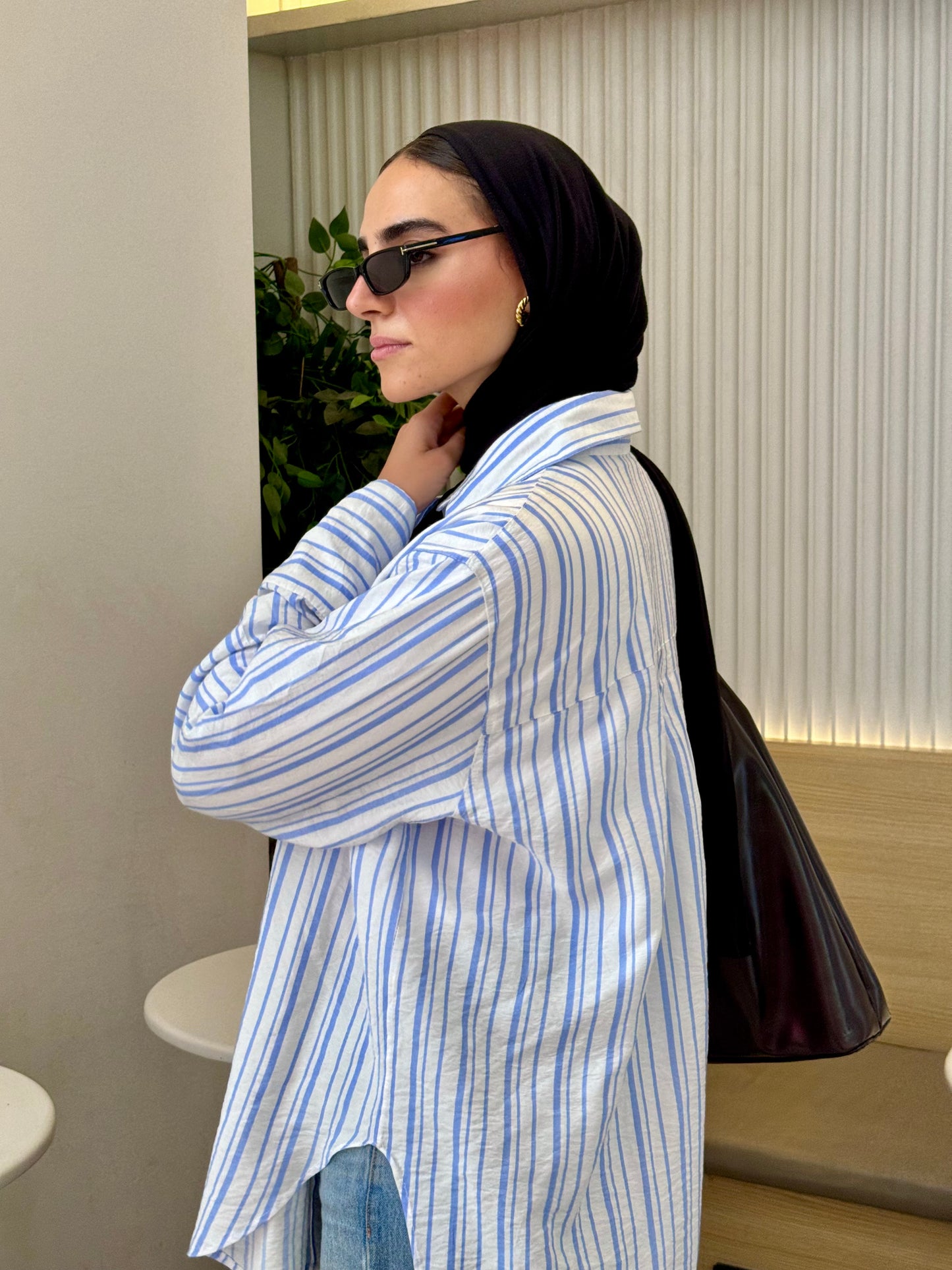 Azure strips shirt