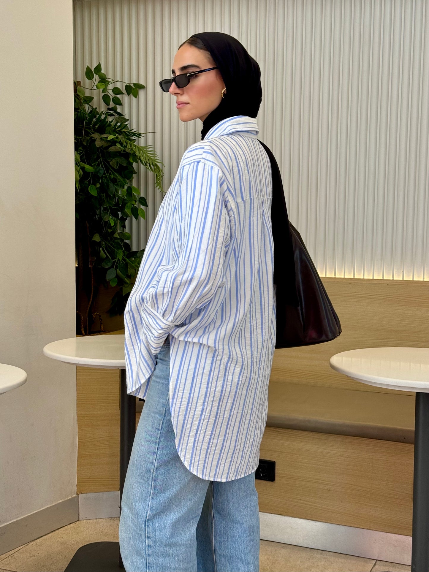 Azure strips shirt