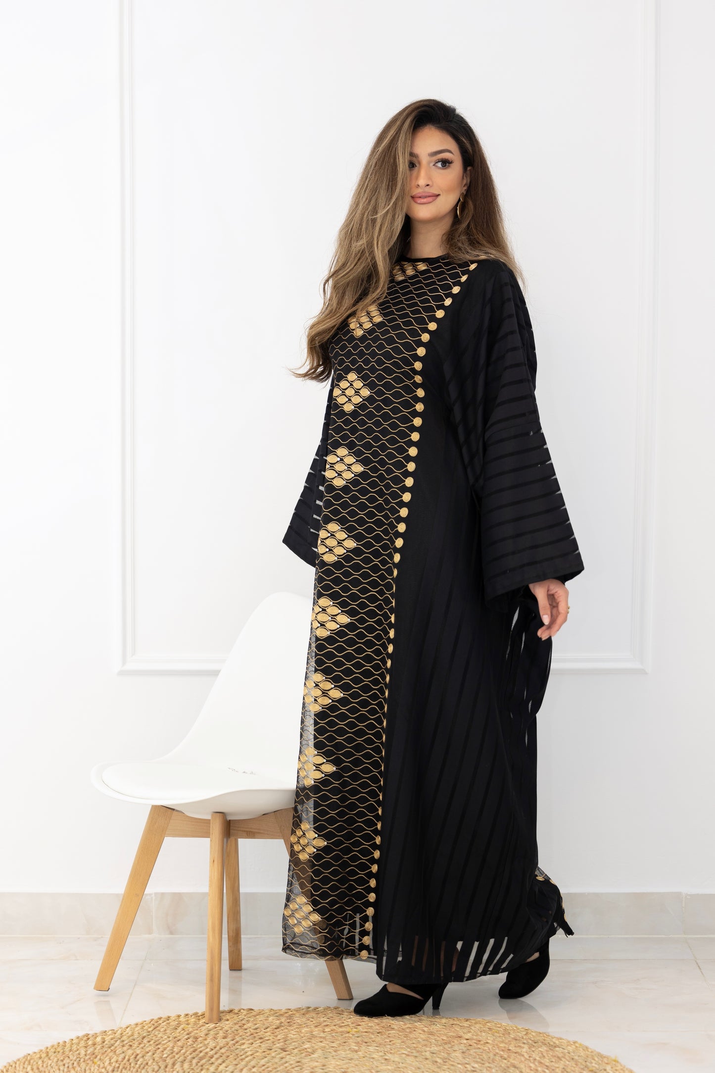 Moroccan abaya goldish