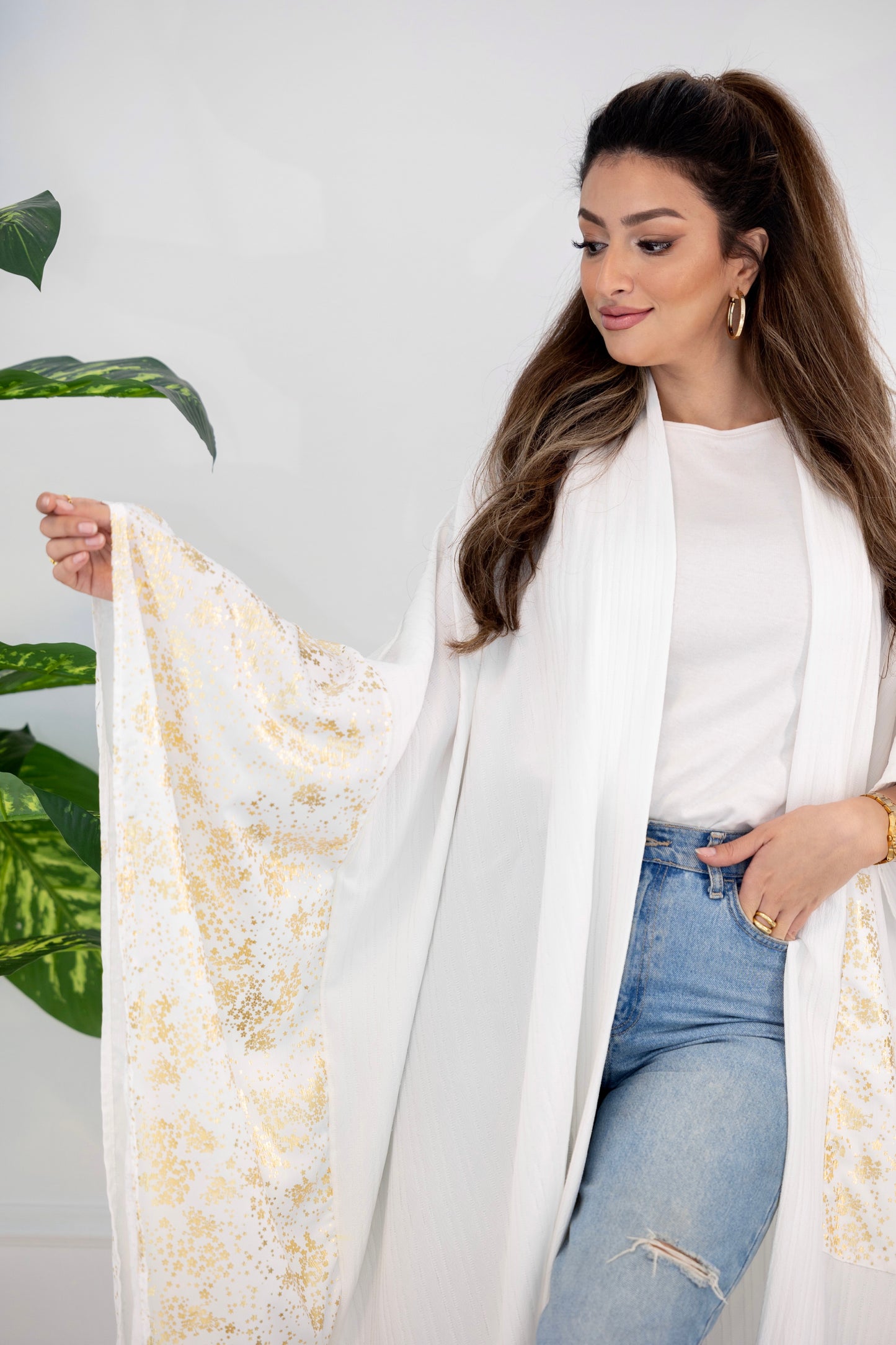 Butterfly bling kaftan