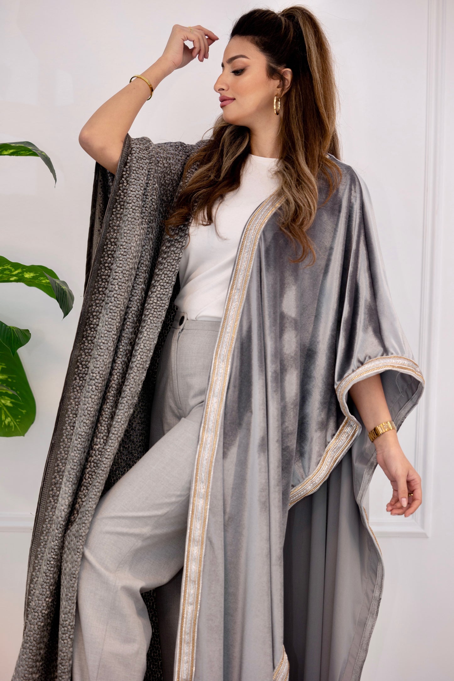 Half elegant half rich kaftan