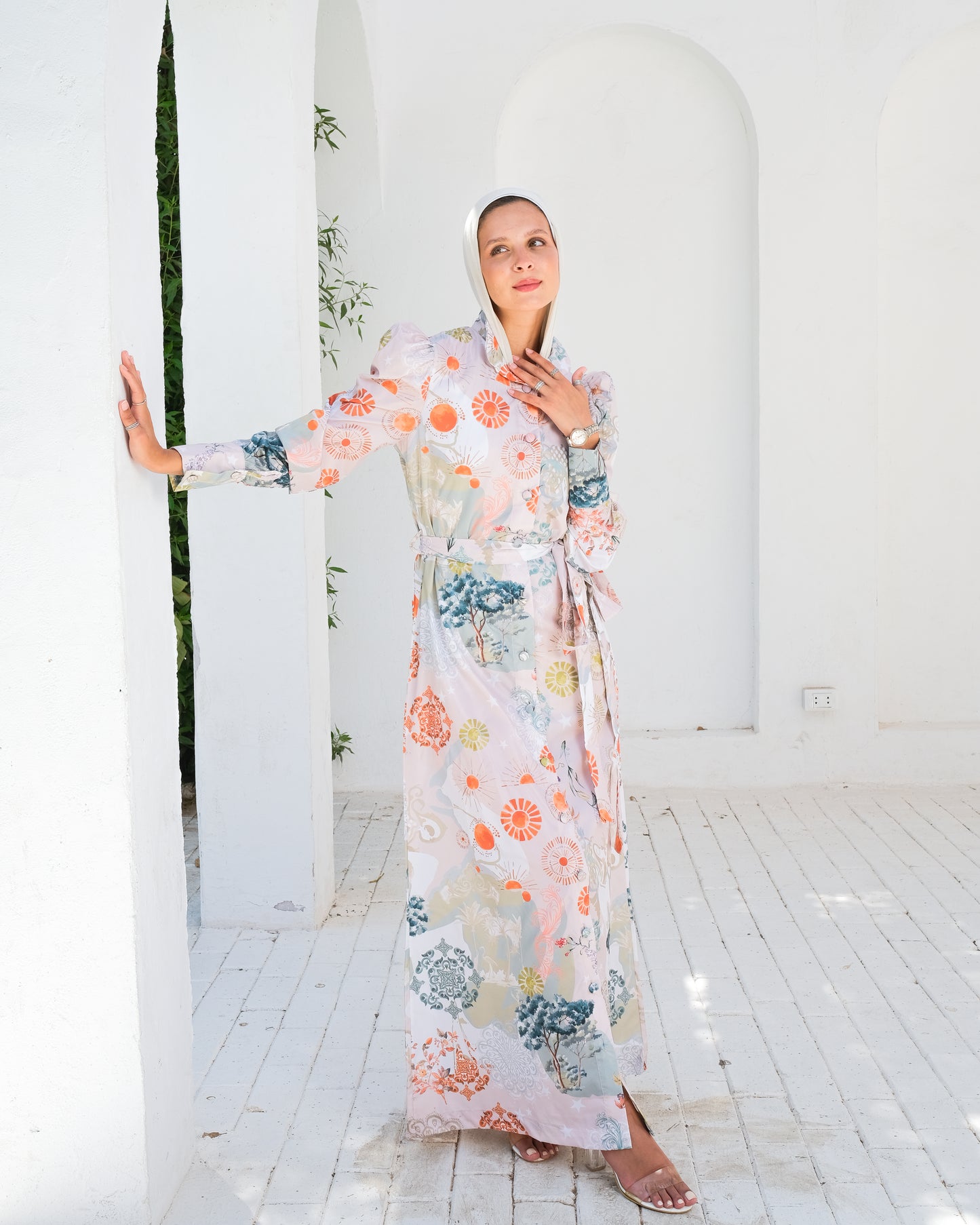 Bohemian shirt dress