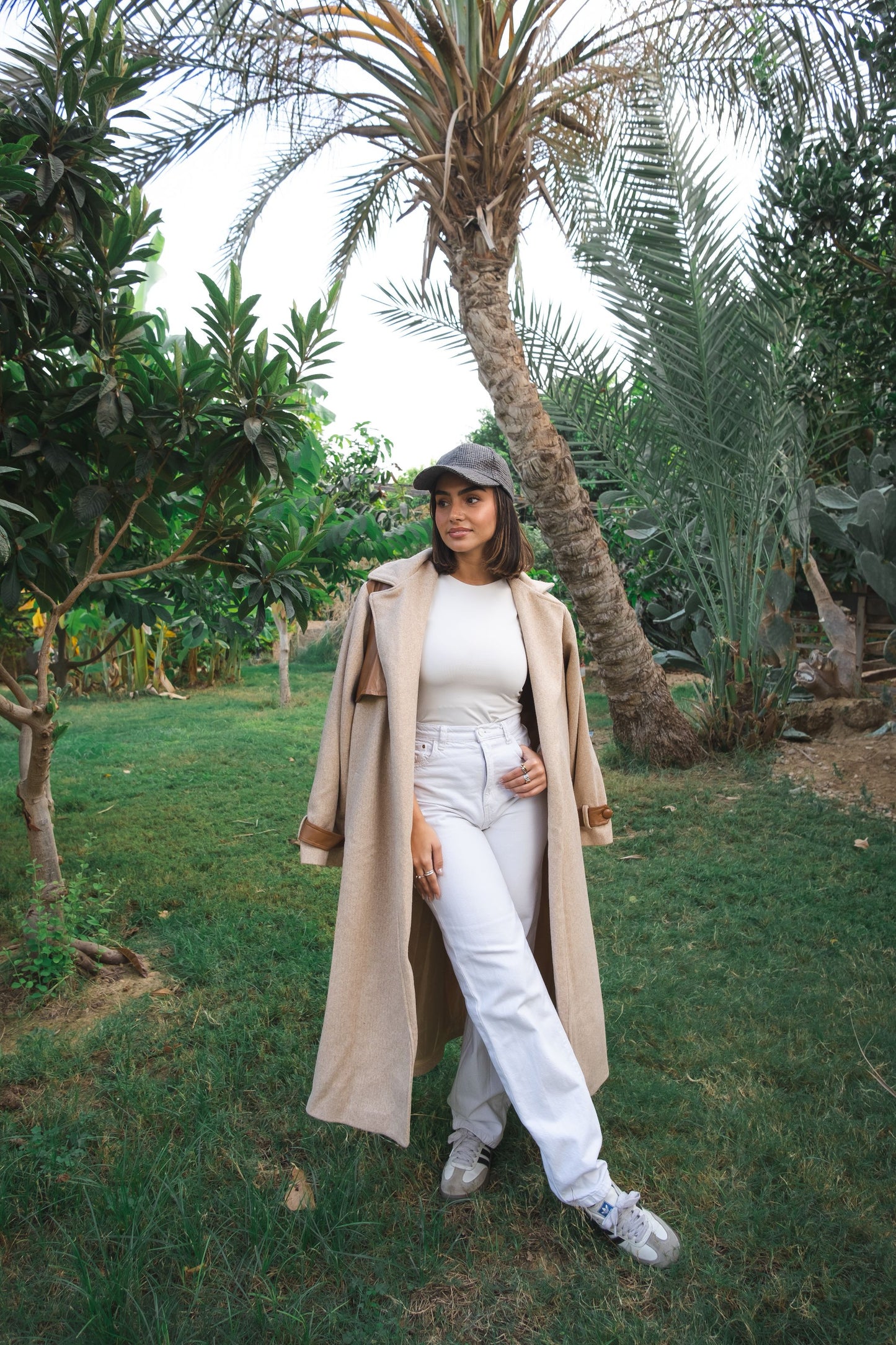 wool coat leather