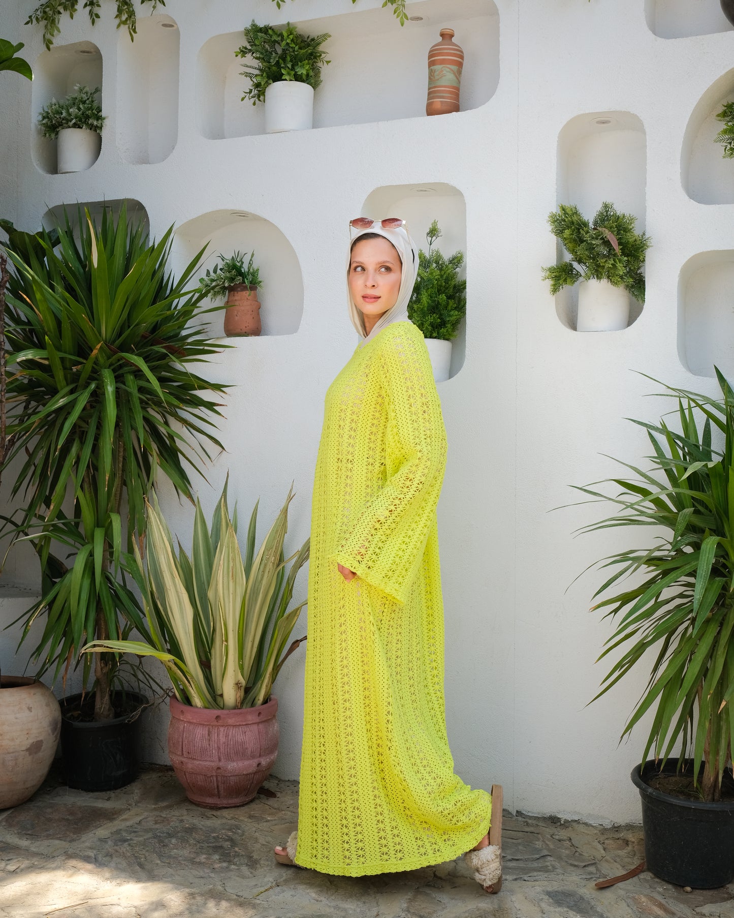 Long Mesh dress