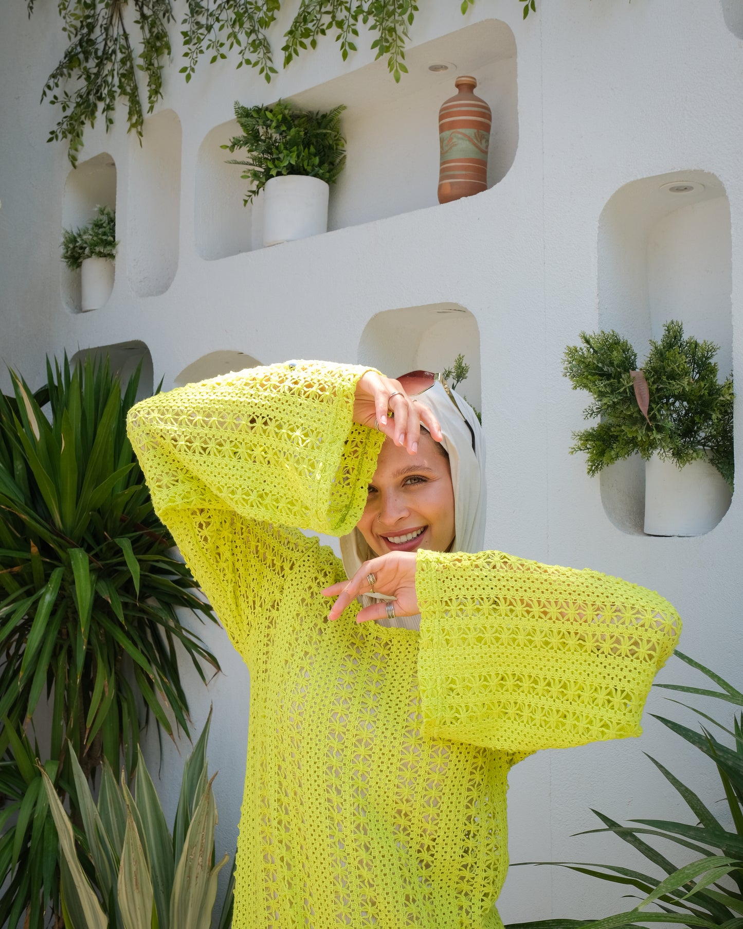 Long Mesh dress