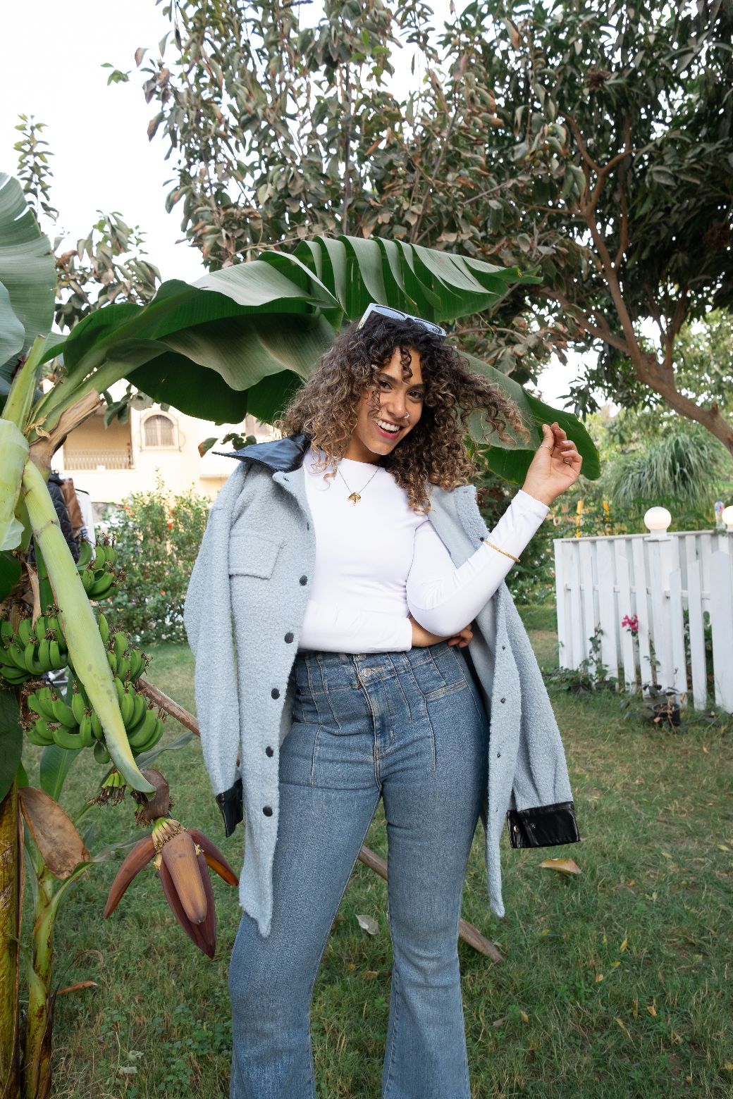 Faux Teddy leather shirt