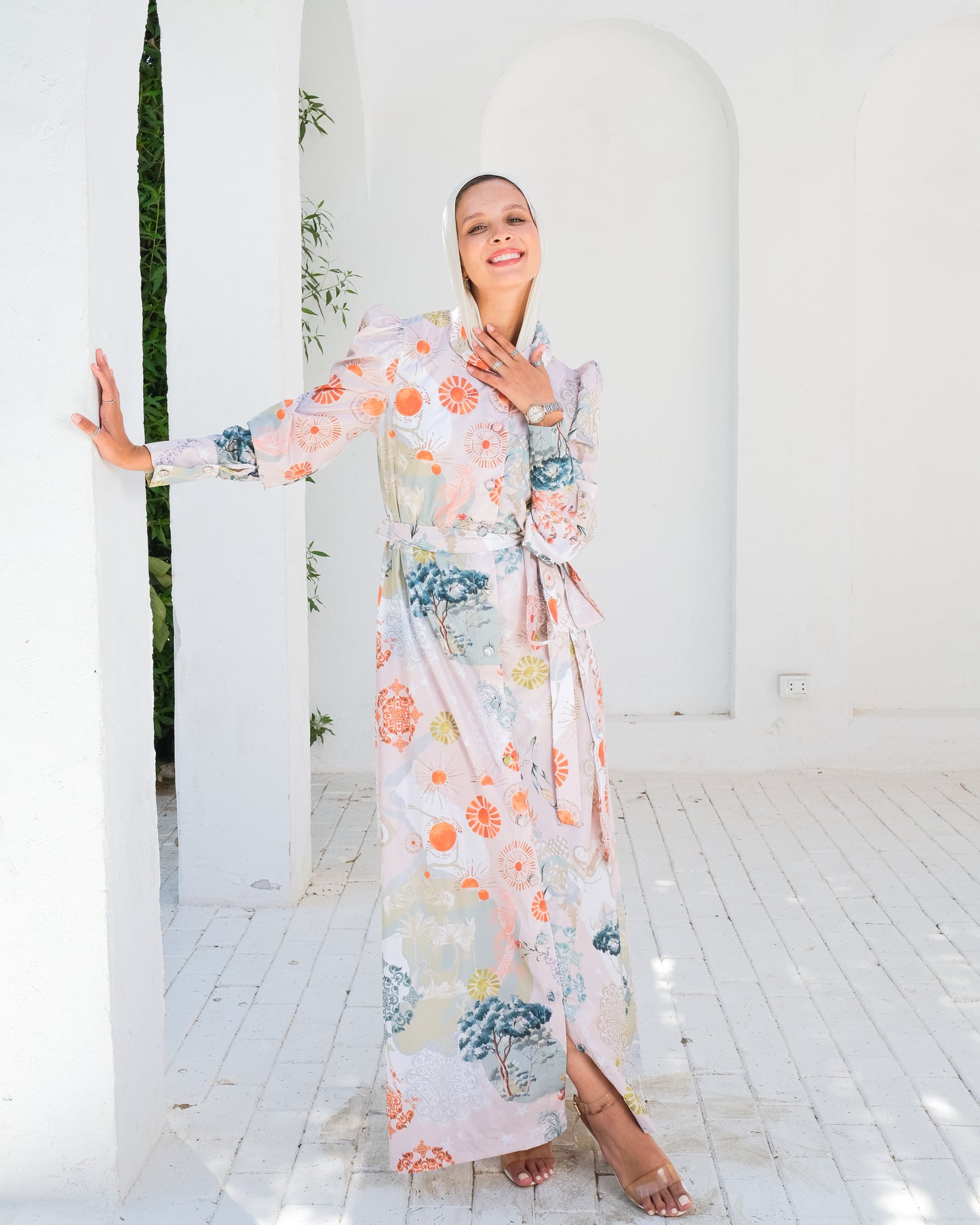 Bohemian shirt dress