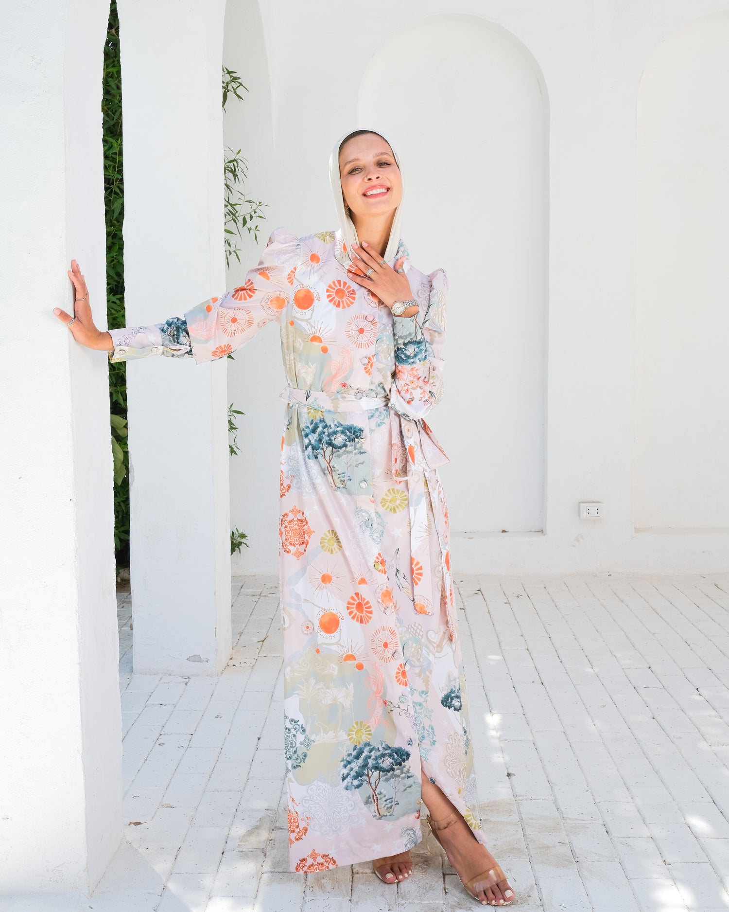 Bohemian shirt dress