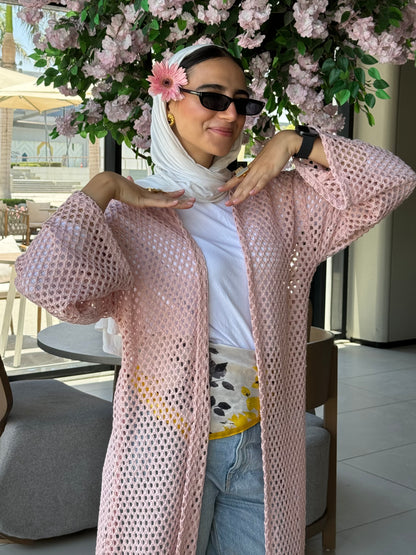 Bohemia kimono in rose