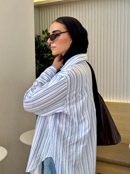 Azure strips shirt
