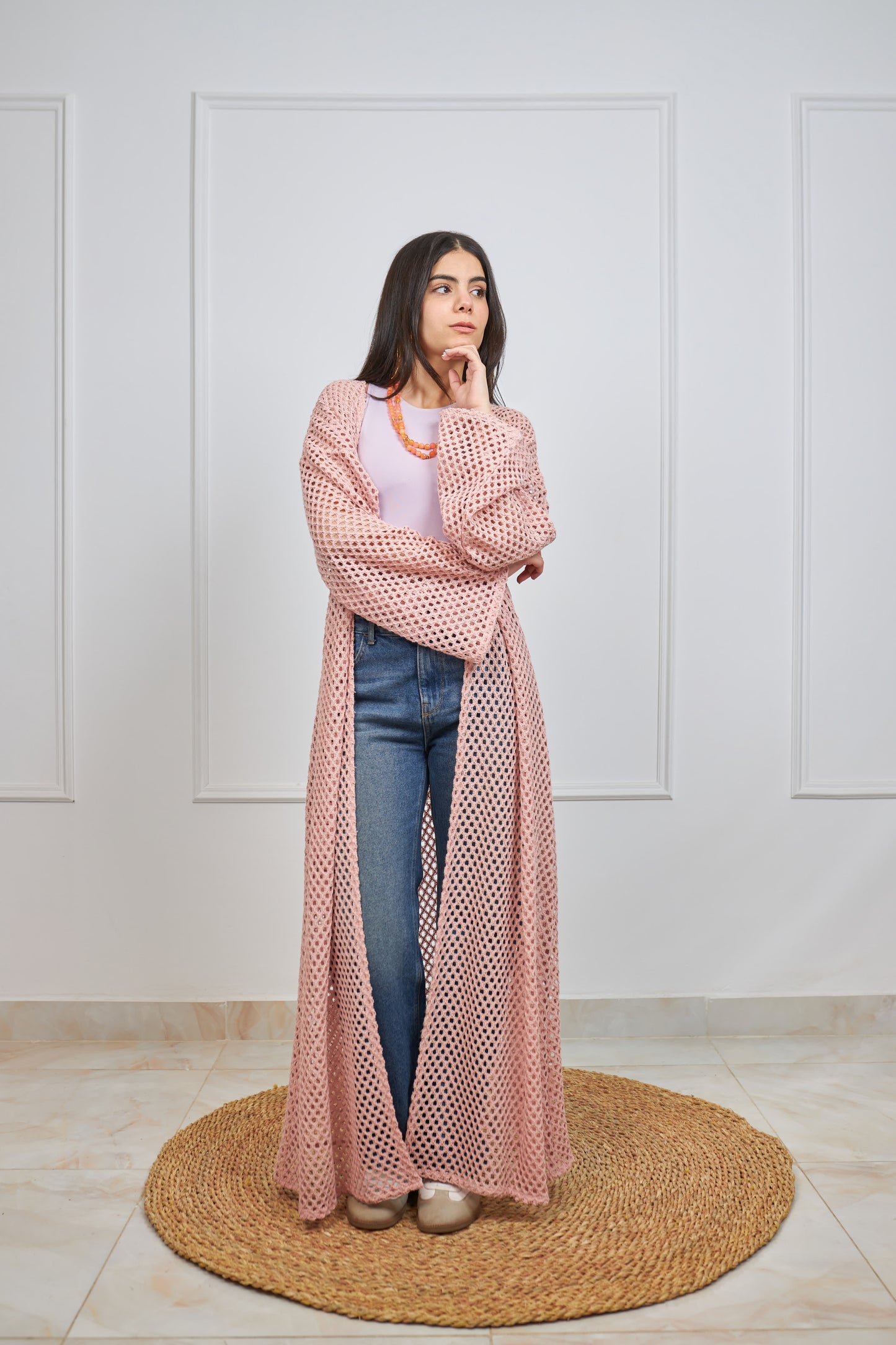 Bohemia kimono in rose