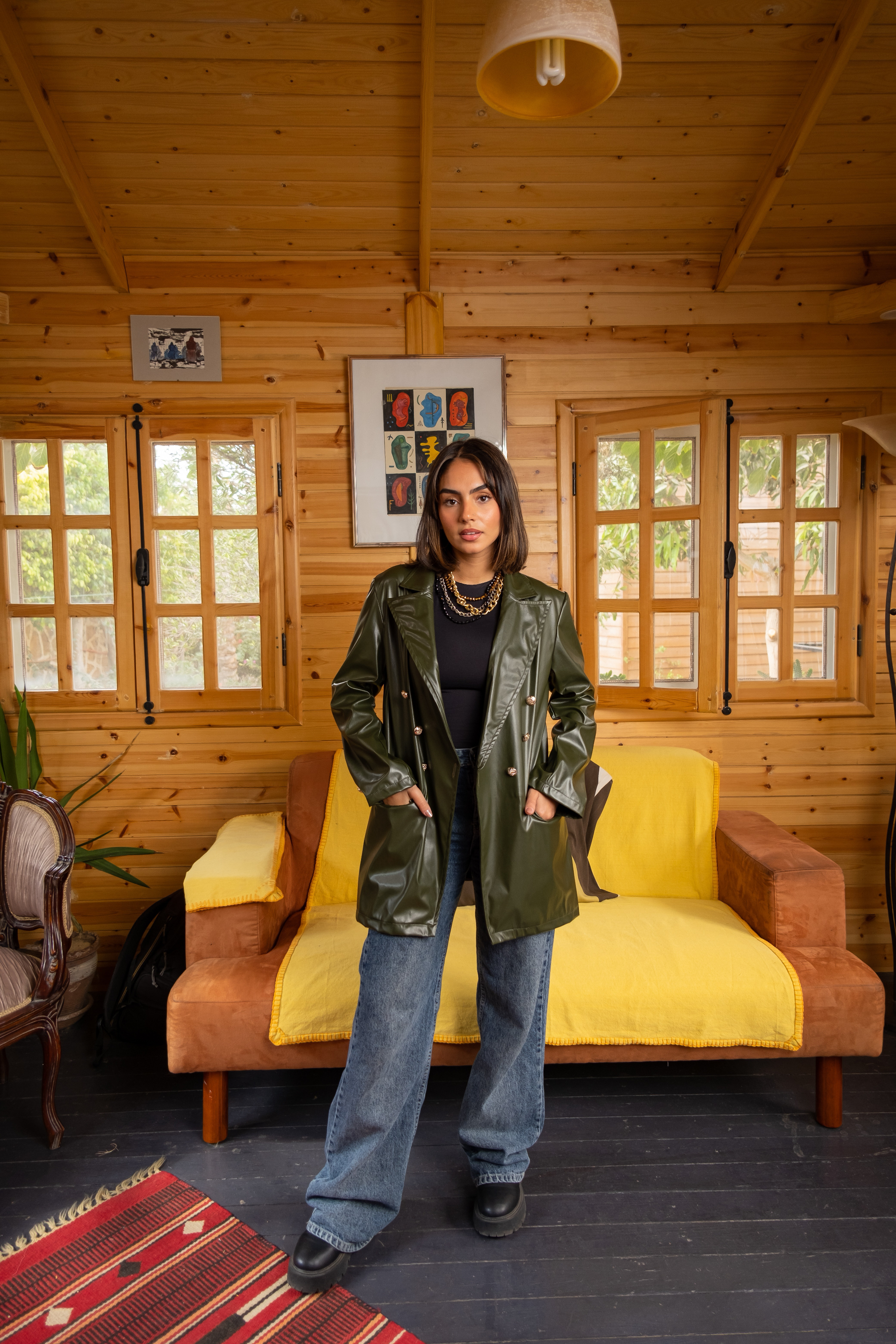 Classical Leather jacket – AK AZZA KAFRAWY