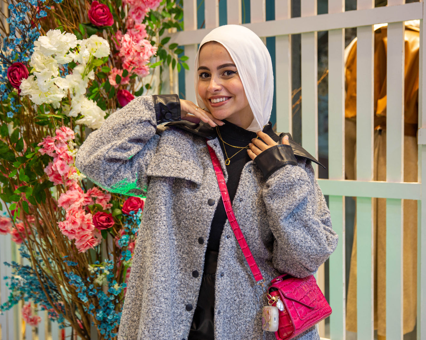 Faux Teddy leather shirt