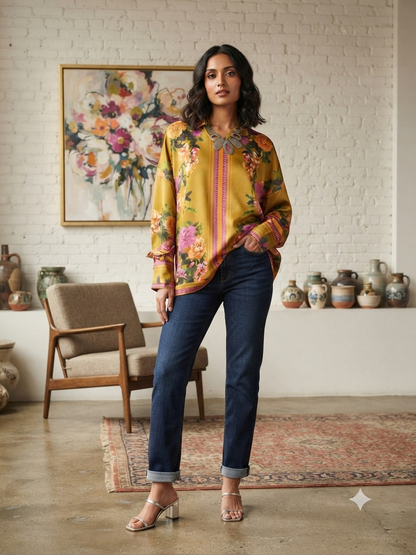 blouse flower