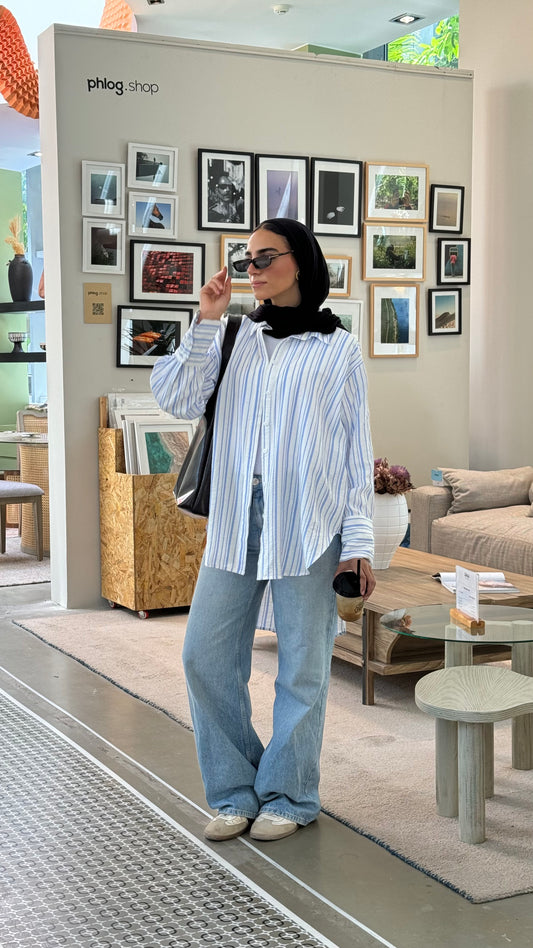 Azure strips shirt