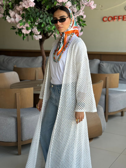 Bohemia kimono in off white