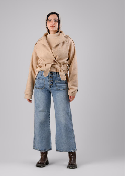 Wide leg jeans
