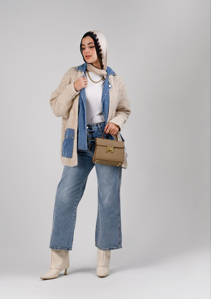 Wide leg jeans