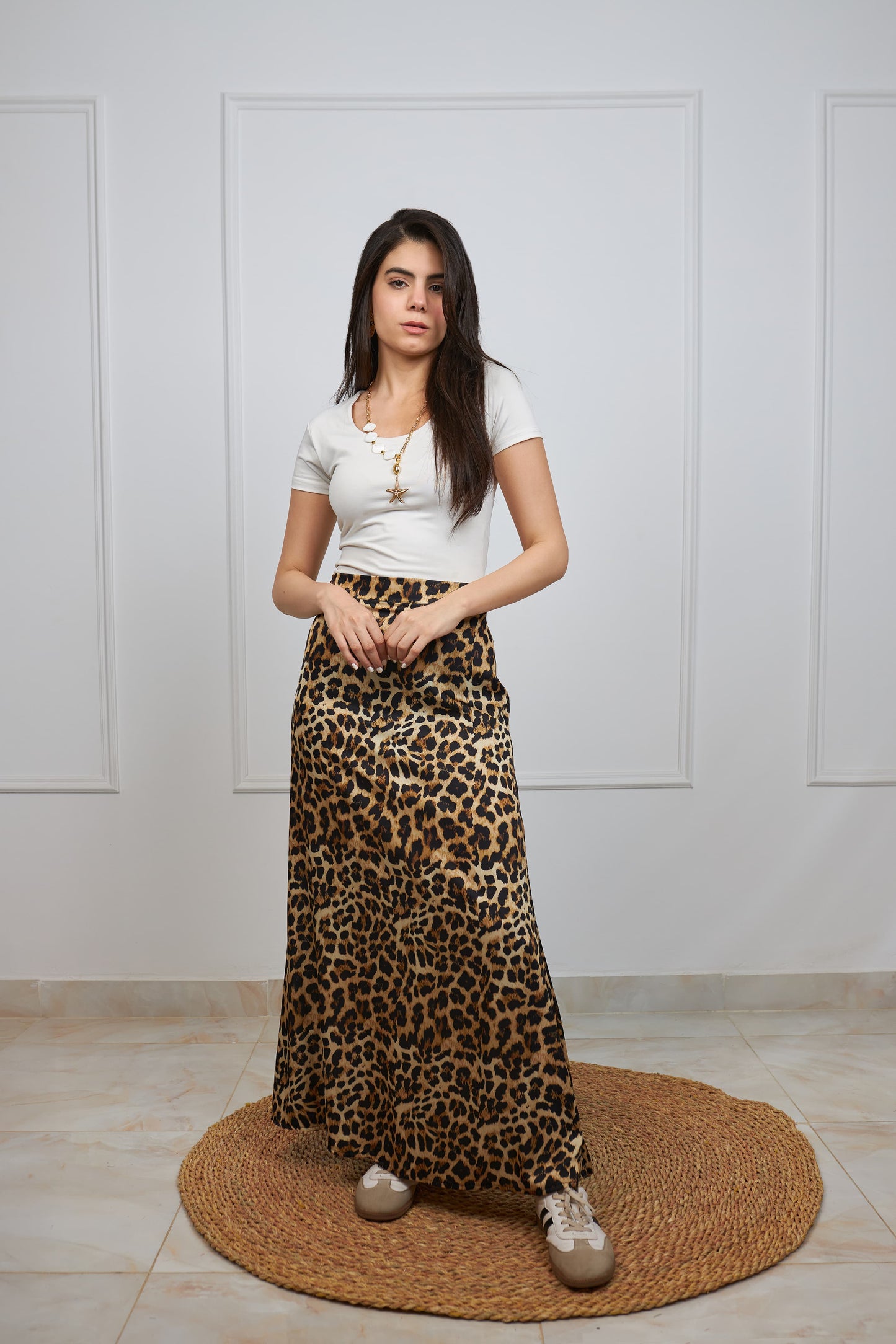 Leopard skirt