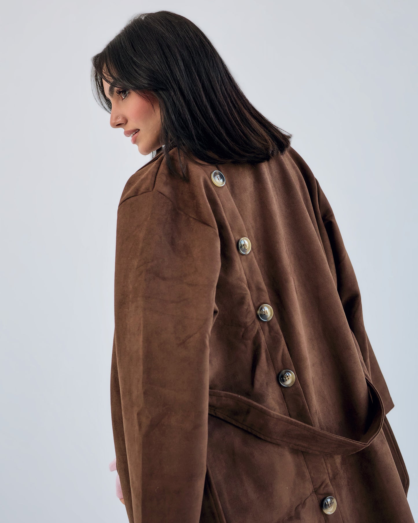 Elegant suede jacket