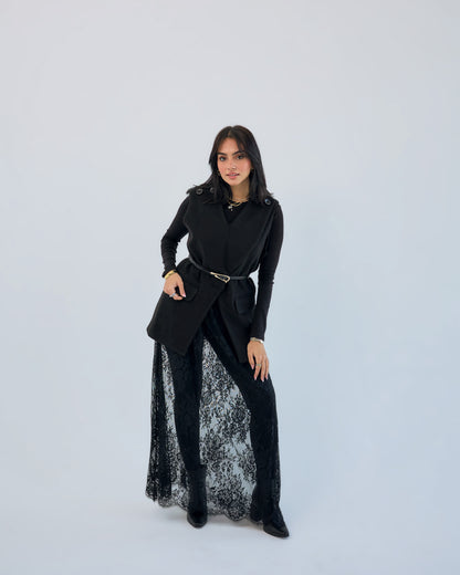 Black Lace Skirt