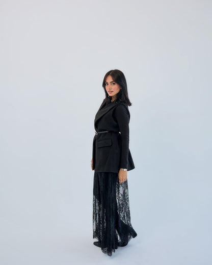 Black Lace Skirt