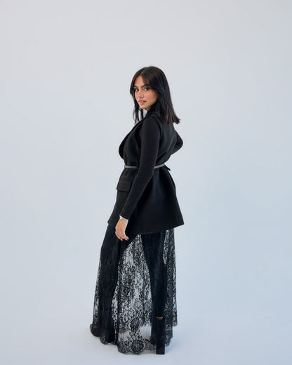 Black Lace Skirt
