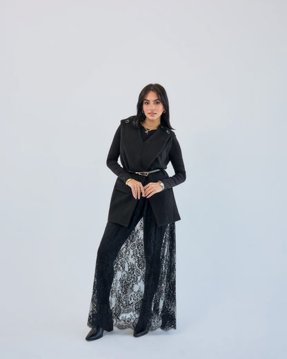 Black Lace Skirt