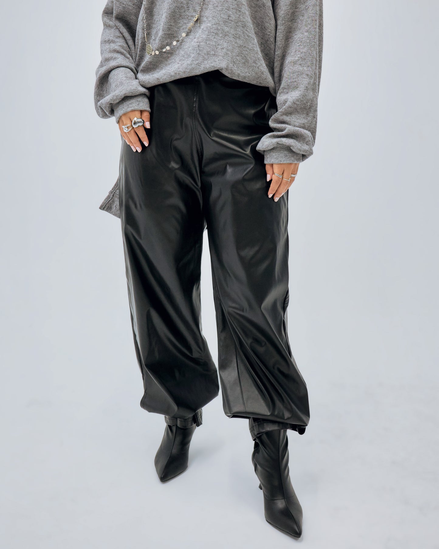 Black Leather Pants