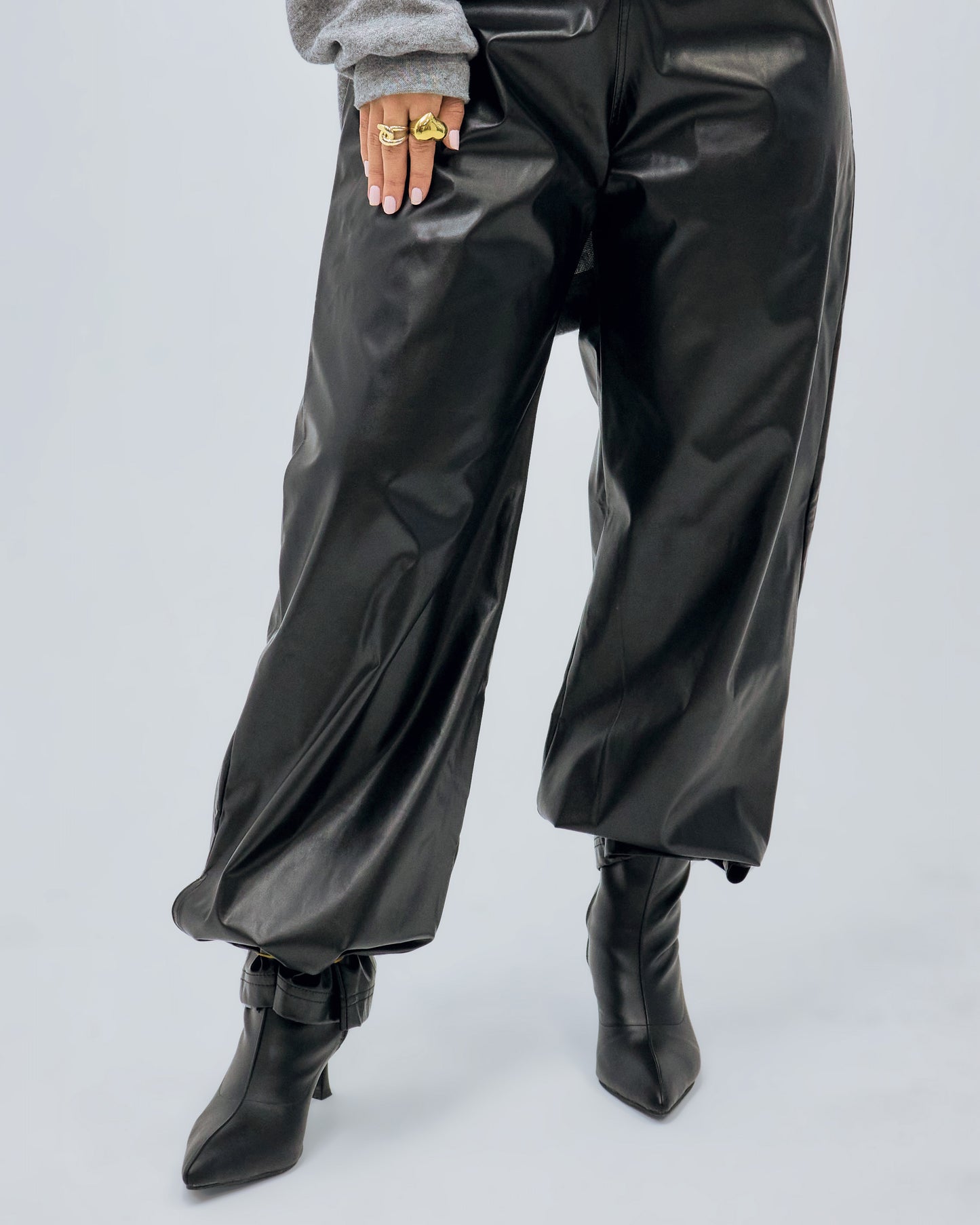 Black Leather Pants