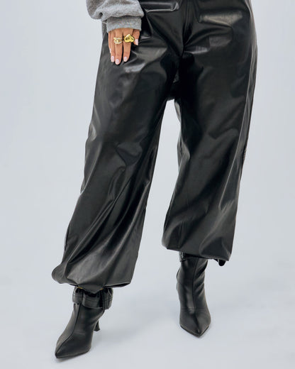 Black Leather Pants
