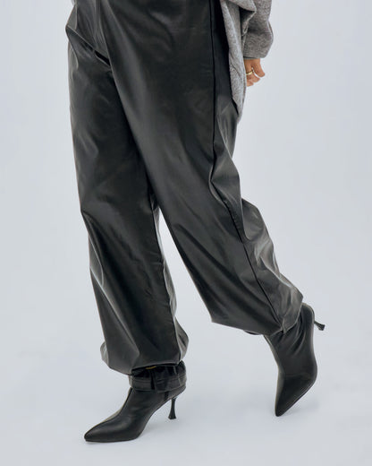 Black Leather Pants
