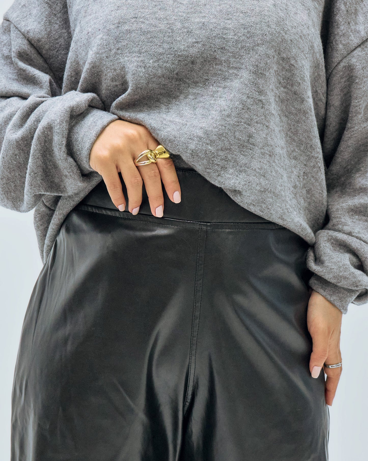 Black Leather Pants