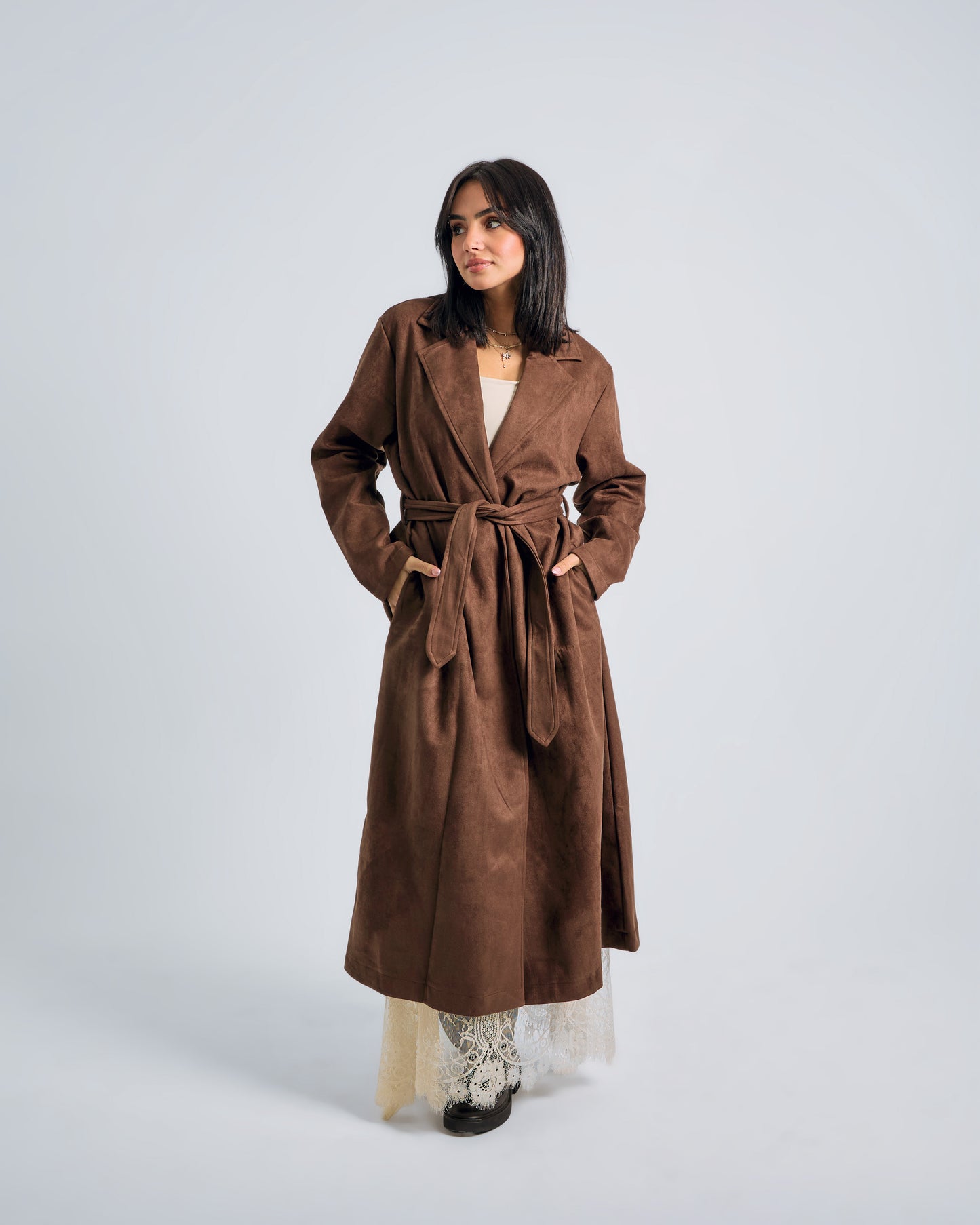 Elegant suede jacket