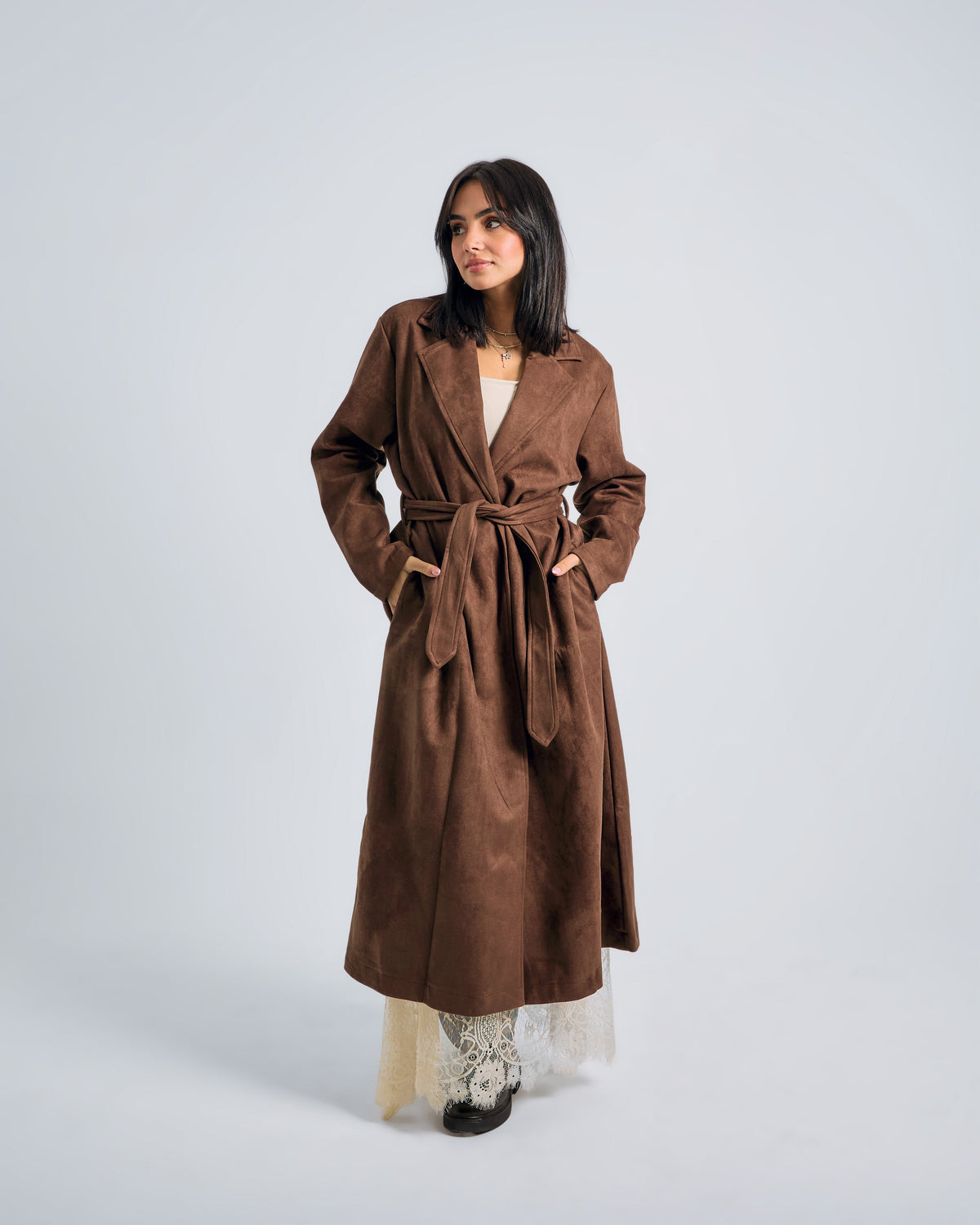 Elegant suede jacket