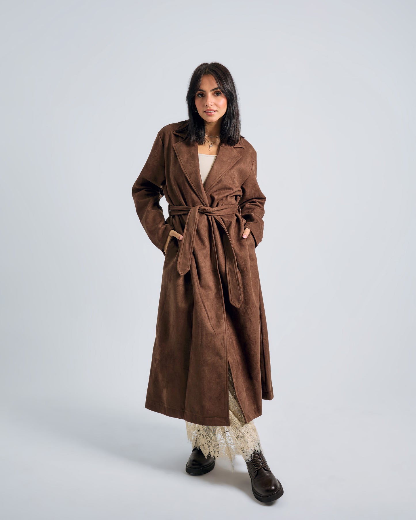 Elegant suede jacket