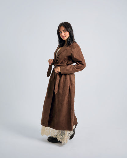 Elegant suede jacket