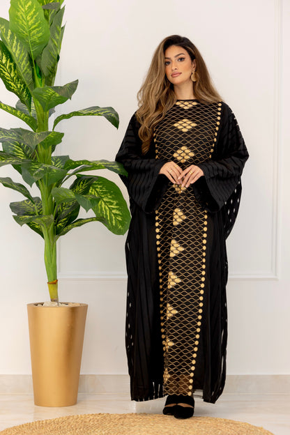 Moroccan abaya goldish