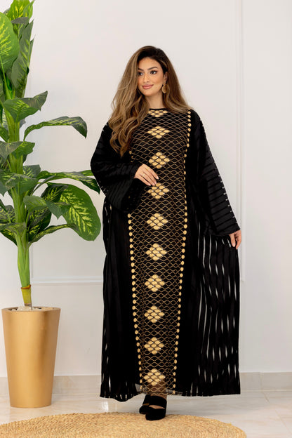 Moroccan abaya goldish