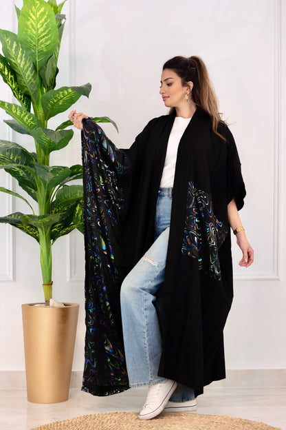 Butterfly bling kaftan