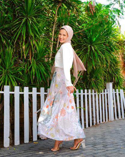 Ocean wonder wrap skirt
