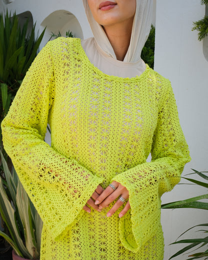 Long Mesh dress