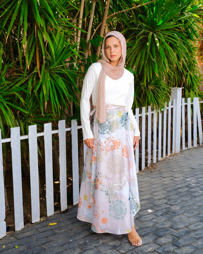 Ocean wonder wrap skirt